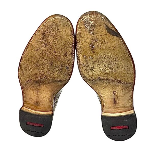 Grenson Royal Windsor Wingtip Balmoral Shoes Men’s 10 D Brown Made in England - Picture 3 of 10